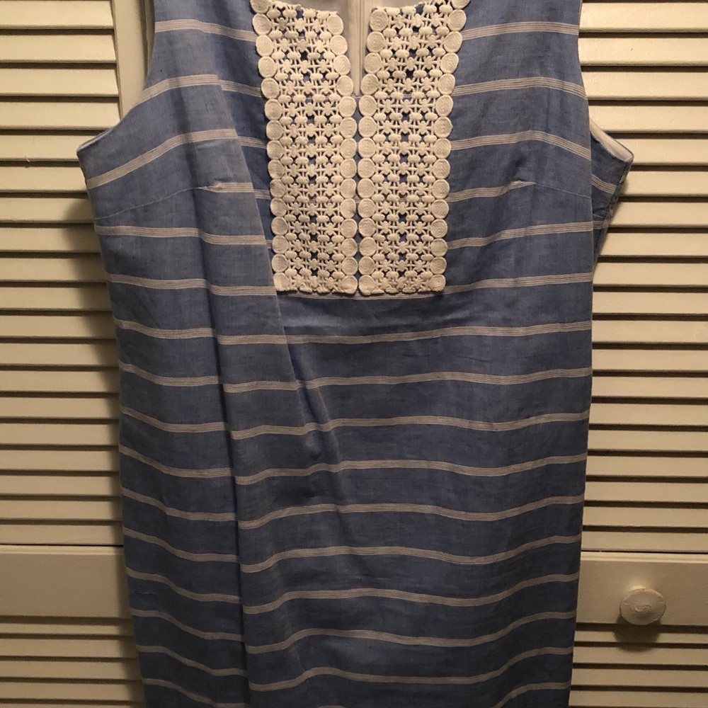 Talbots Sleeveless Linen/Cotton Dress